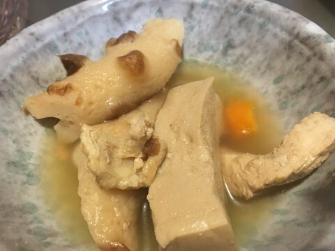 ちくわと高野豆腐の煮物♪とりささみ